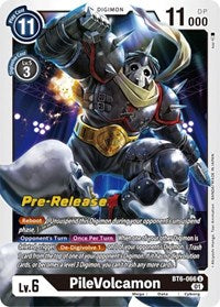 PileVolcamon (BT6-066 U) [Double Diamond Pre-Release Cards]