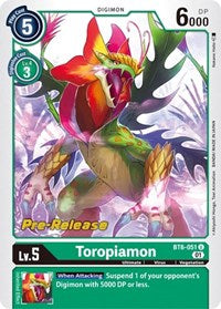 Toropiamon (BT6-051 U) [Double Diamond Pre-Release Cards]