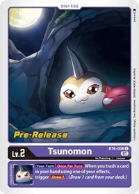 Tsunomon (BT6-006 U) [Double Diamond Pre-Release Cards]