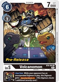 Volcanomon (BT6-062 U) [Double Diamond Pre-Release Cards]
