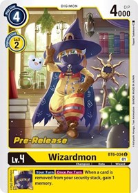 Wizardmon (BT6-034 U) [Double Diamond Pre-Release Cards]
