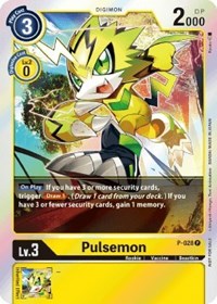 Pulsemon - P-028 (Double Diamond Pre-Release) (P-028 P) [Digimon Promotion Cards]