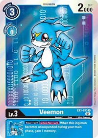 Veemon (EX1-013 R) [Classic Collection]