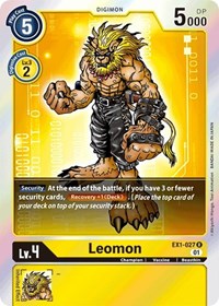Leomon (EX1-027 R) [Classic Collection]