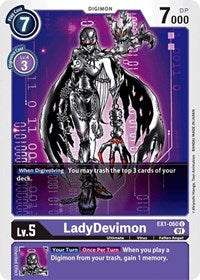 LadyDevimon (EX1-060 U) [Classic Collection]
