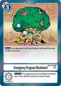Emergency Program Shutdown! (EX1-072 R) [Classic Collection]