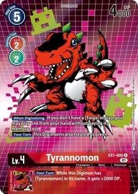 Tyrannomon (Alternate Art) (EX1-005 R) [Classic Collection]
