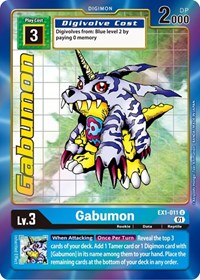 Gabumon (Alternate Art) (EX1-011 U) [Classic Collection]