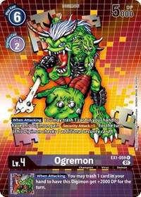 Ogremon (Alternate Art) (EX1-059 R) [Classic Collection]