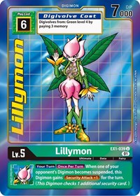 Lillymon (Alternate Art) (EX1-039 U) [Classic Collection]