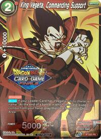 King Vegeta, Commanding Support (Championship Pack 2021 Vault Set) (P-355) [Promotion Cards]