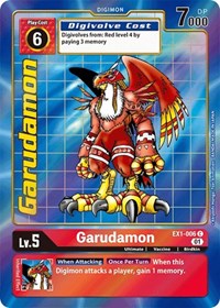 Garudamon (Alternate Art) (EX1-006 C) [Classic Collection]