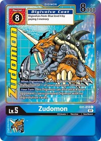 Zudomon (Alternate Art) (EX1-018 C) [Classic Collection]