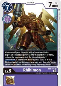 Rhihimon (BT7-075 U) [Next Adventure]