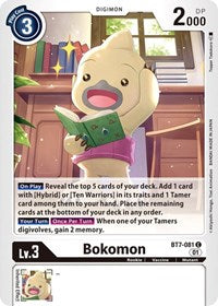 Bokomon (BT7-081 C) [Next Adventure]