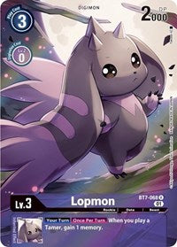 Lopmon (Alternate Art) (BT7-068 R) [Next Adventure]