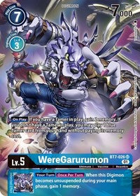 WereGarurumon (Alternate Art) (BT7-026 SR) [Next Adventure]