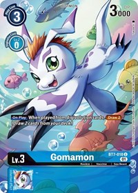 Gomamon (Alternate Art) (BT7-018 U) [Next Adventure]