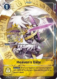 Heaven's Gate (2021 Championship Finals Tamer's Evolution Pack) (ST3-13 C) [Starter Deck 03: Heaven's Yellow]