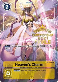 Heaven's Charm (2021 Championship Finals Tamer's Evolution Pack) (ST3-14 C) [Starter Deck 03: Heaven's Yellow]