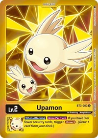 Upamon - BT3-003 (Event Pack 2) (BT3-003 R) [Release Special Booster 1.0]