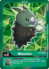 Minomon (Event Pack 2) (BT3-004 U) [Release Special Booster 1.0]