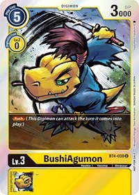 BushiAgumon (Event Pack 2) (BT4-038 U) [Great Legend]