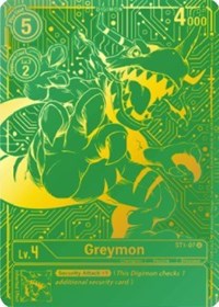 Greymon - ST1-07 (2021 Championship Finals Top 16) (ST1-07 U) [Starter Deck 01: Gaia Red]