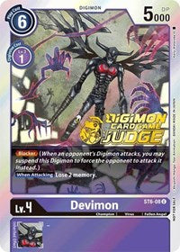 Devimon (Judge Pack 1) (ST6-08 U) [Starter Deck 06: Venomous Violet]