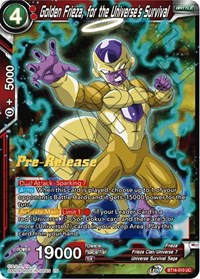 Golden Frieza, for the Universe's Survival (BT16-010) [Realm of the Gods Pre-Release Cards]