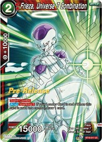 Frieza, Universe 7 Combination (BT16-011) [Realm of the Gods Pre-Release Cards]