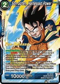 Son Goten, Harnessed Power (BT16-029) [Realm of the Gods Pre-Release Cards]