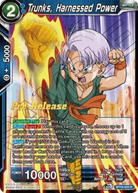 Trunks, Harnessed Power (BT16-033) [Realm of the Gods Pre-Release Cards]
