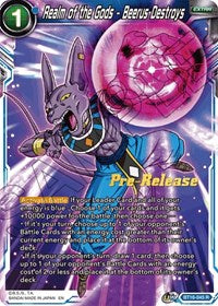 Realm of the Gods - Beerus Destroys (BT16-045) [Realm of the Gods Pre-Release Cards]