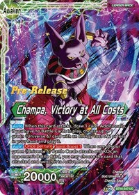 Champa // Champa, Victory at All Costs (BT16-047) [Realm of the Gods Pre-Release Cards]