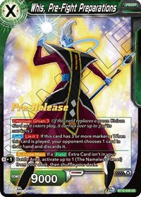 Whis, Pre-Fight Preparations (BT16-048) [Realm of the Gods Pre-Release Cards]