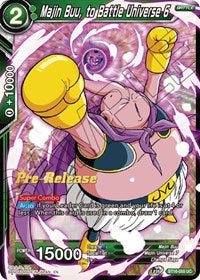 Majin Buu, to Battle Universe 6 (BT16-055) [Realm of the Gods Pre-Release Cards]