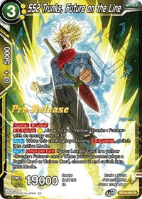 SS2 Trunks, Future on the Line (BT16-081) [Realm of the Gods Pre-Release Cards]
