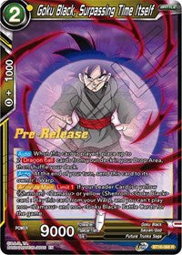 Goku Black, Surpassing Time itself (BT16-088) [Realm of the Gods Pre-Release Cards]