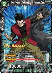 Son Goten, Challenging a Demon God (BT16-104) [Realm of the Gods Pre-Release Cards]
