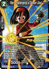 Pan, Challenging a Demon God (BT16-105) [Realm of the Gods Pre-Release Cards]