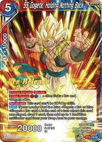 SS Gogeta, Holding Nothing Back (BT16-142) [Realm of the Gods Pre-Release Cards]