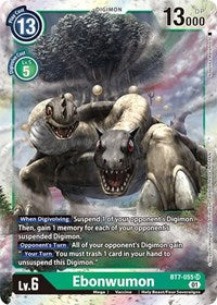 Ebonwumon (BT7-055 SR) [Next Adventure]