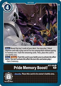 Pride Memory Boost! (BT7-105 U) [Next Adventure]