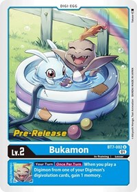 Bukamon (BT7-002 U) [Next Adventure Pre-Release Cards]