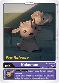 Kokomon (BT7-006 U) [Next Adventure Pre-Release Cards]