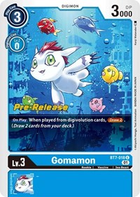 Gomamon (BT7-018 U) [Next Adventure Pre-Release Cards]