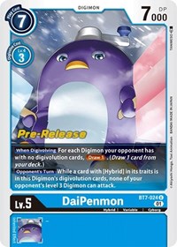 DaiPenmon (BT7-024 U) [Next Adventure Pre-Release Cards]