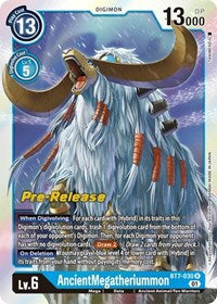 AncientMegatheriummon (BT7-030 R) [Next Adventure Pre-Release Cards]