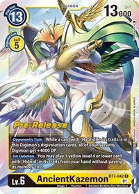 AncientKazemon (BT7-042 R) [Next Adventure Pre-Release Cards]